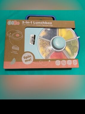 GoBe The 2-in-1 GoBe Lunchboxes with Snack Spinner